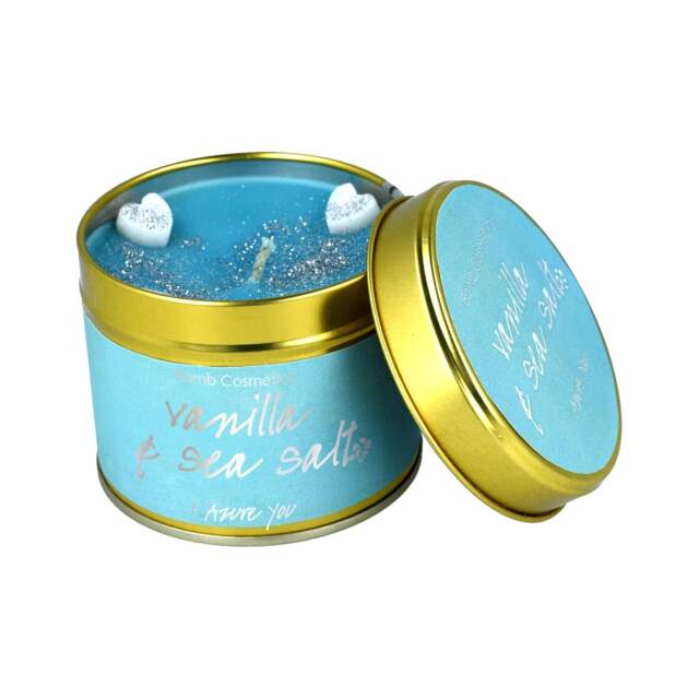 Bomb Cosmetics Scented Tinned Candle Vanilla & Sea Salt