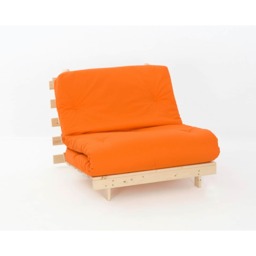 3ft Single Futon Mattress And Base Set in Orange
