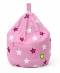 Bean Lazy Pink Stars Bean Bag Child Size
