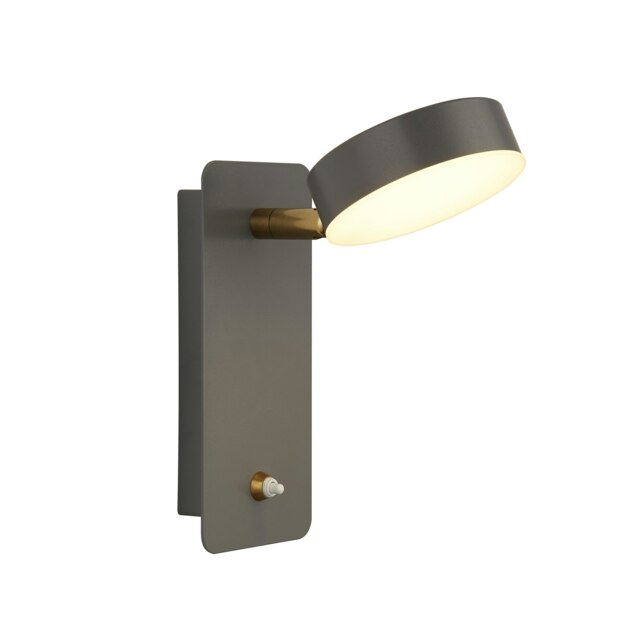 INDRO METAL LED WALL LIGHT GREY