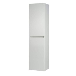 1200mm Bathroom Wall Mounted Side Unit Gloss White - Gloss White (Central) White White 1