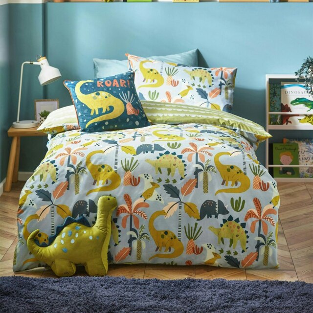 little furn. Little Dinos Scandi Toddler Duvet Cover Set