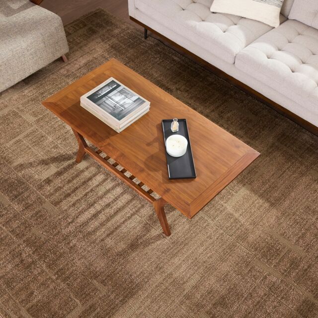 LIVABLISS Alba-Modern Graphic Rug 160 x 213 cm Brown