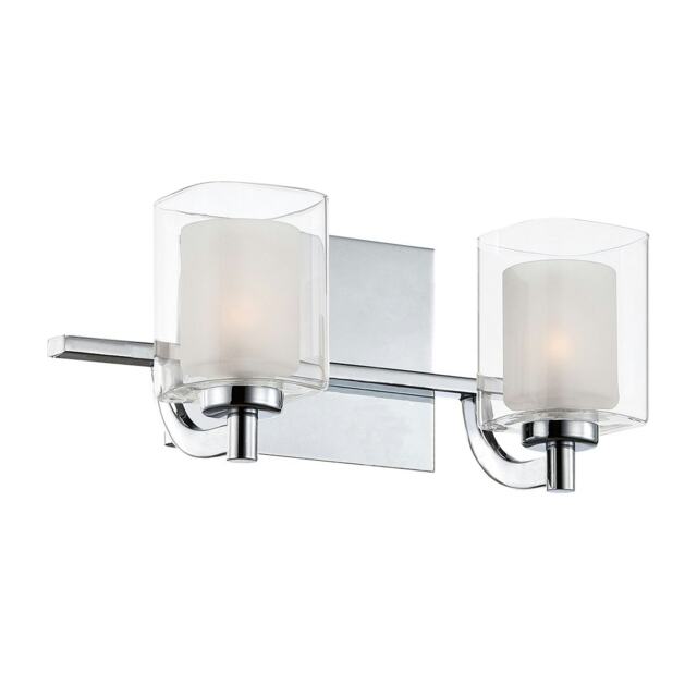 Quoizel Kolt Wall Lamp Polished Chrome, IP44