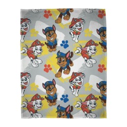 Paw Patrol Splodge Fleece Blanket - Multicoloured - 150cm x 100cm