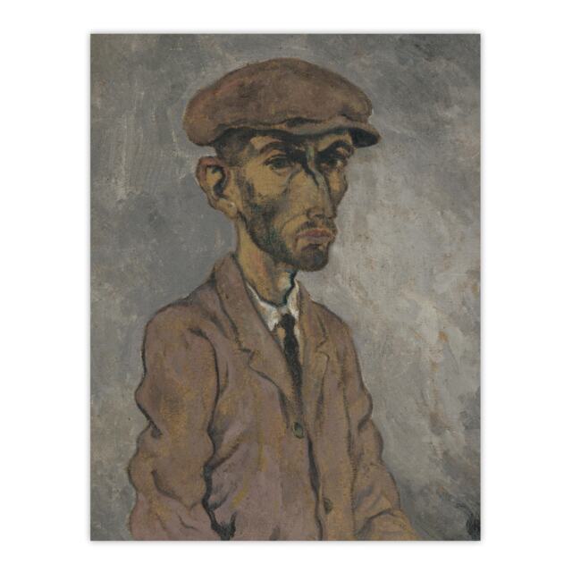 Artists Self Portrait Arnold Weisz Kubincan Huge Wall Art Print 18X24 In