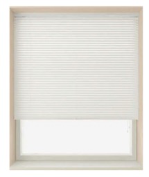 105cm White 25mm Slat PVC Venetian Blind (152cm Drop) White White
