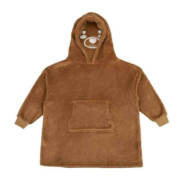 Brand Lab Childrens/Kids Character Teddy Bear Hoodie Blanket - Brown - 5-8 Years