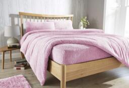 Original Teddy Fitted Sheet in Blush Pink - King Multi King