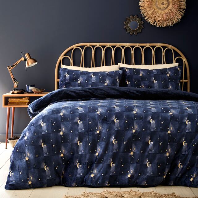 Fusion Cosmic Star Duvet Cover Set Navy