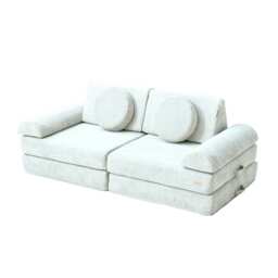 Tutti Bambini Playrama Montessori Kids Play Sofa - Sea Mist Green Two Seater