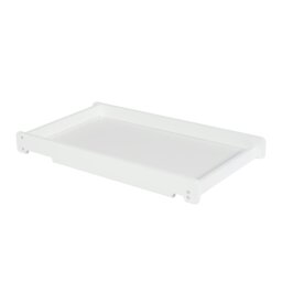 Coleby Universal Cot Top Changer - Suitable from Birth to 12 Months, Fits Most Cots, Simple Velcro Installation, Smooth Wipe-Clean Surface (White)
