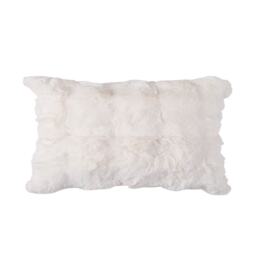 Living and Home Plush Throw Pillow Cover Pillowcase,Cream-50x30cm Cream