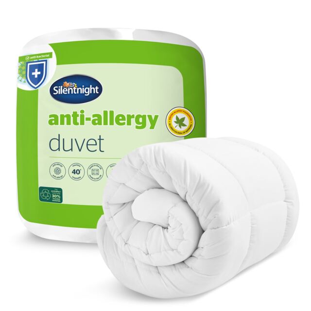 Silentnight Anti Allergy Duvet - 13.5 Tog White Double