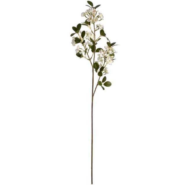 White Spring Mock Flower Artificial Flower - Fabric/Plastic - L25 x W13 x H92 cm - White