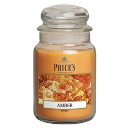 Prices Fragrance Collection Amber Large Jar Candle Orange