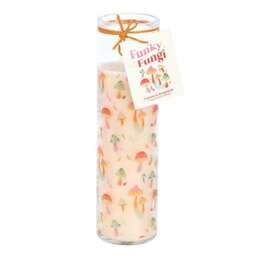 Something Different Funky Fungi Mushroom Tube Candle - Peach/Transparent - One Size Pink One Size