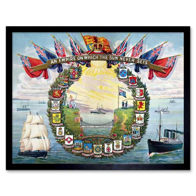 "Book Cover British Empire Seamen's Hospital 12x16"" Framed Wall Art Print"