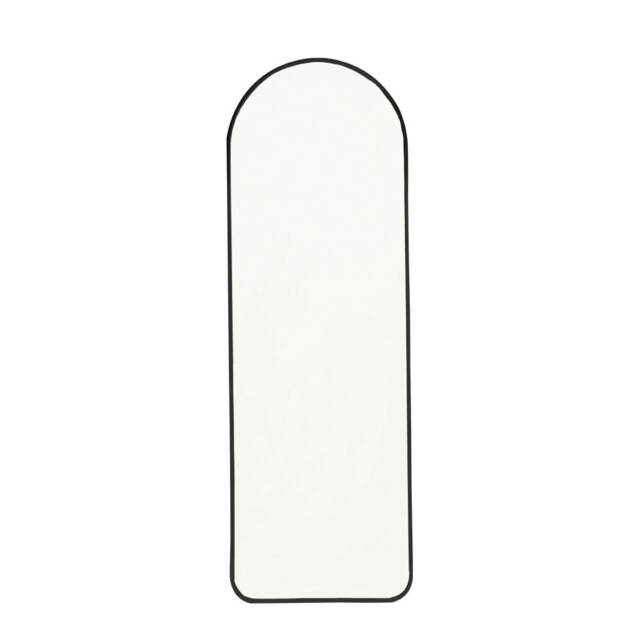 Living and Home Arch Full Length Wall Mirror - Black