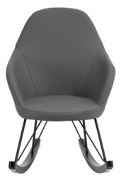 Kolding Dark Grey Rocking Chair Grey