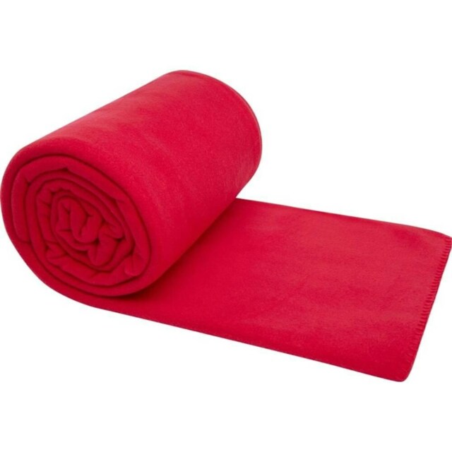 Huggy Fleece Plaid Picnic Blanket - Red - One Size