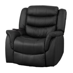 Almeira Electric Riser Recliner with Massage and Heat - Black