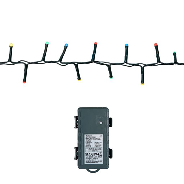 9m 360 LED Battery Operated Christmas BerryBrights String Lights in Multi-Coloured