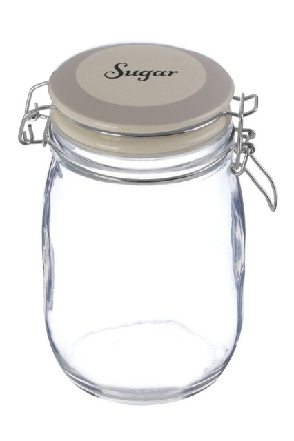 Diego Sugar Glass Storage Jar 1000ml