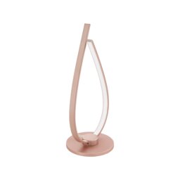 EGLO PALOZZA LED Table Lamp, Warm White 3000K, Rose Gold Aluminium, Modern Decorative Indoor Lighting