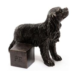 Potty Feet Bronze Cavalier King Charles Garden Décor Multi