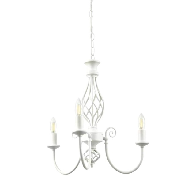 Barley Twist - Cream 3 Light Pendant
