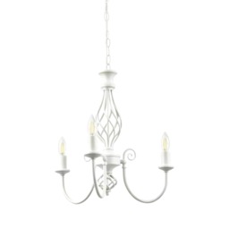 Barley Twist - Cream 3 Light Pendant