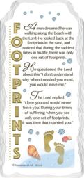 Footprints Sentimental Handcrafted Ceramic Plaque