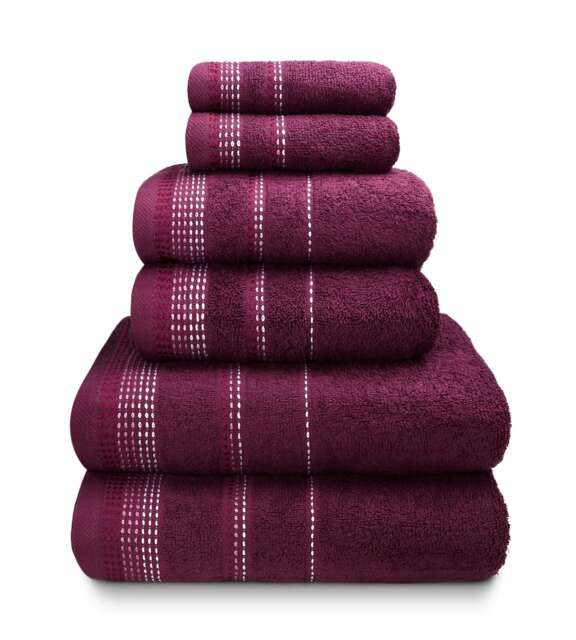 Berkley Pure Cotton Face Towels Super Soft and Absorbant Purple Face cloth 1