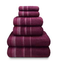 Berkley Pure Cotton Face Towels Super Soft and Absorbant Purple Face cloth 1
