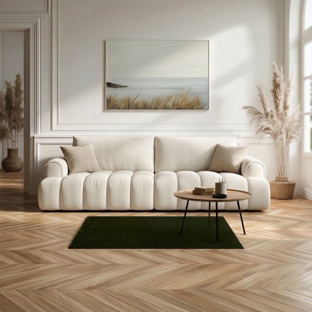 Softie Short Pile Faux Fur Living Room & Bedroom Rug