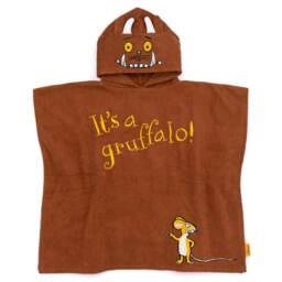 The Gruffalo Childrens/Kids Towel Poncho - Brown - One Size