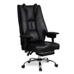 Levede Office Chair Big Tall High Back Heavy Duty PU Recliner Executive Chair