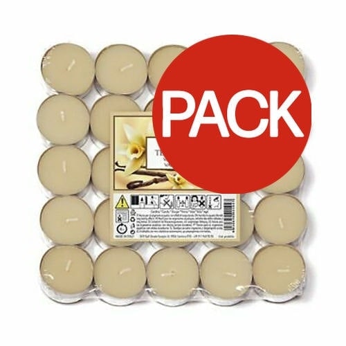 Prices Candles Scented Tealights (Pack Of 25) - Vanilla - One Size