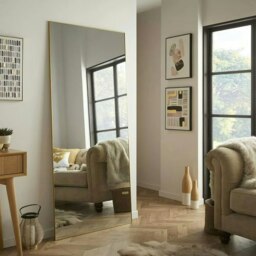 Islington Rectangular Mirror Gold H 180cm x L 80cm 1