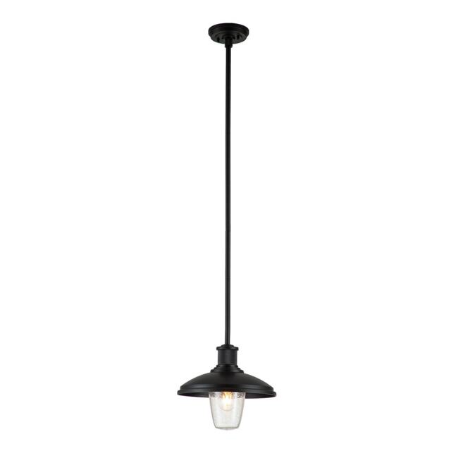 Kichler Allenbury Outdoor Pendant Ceiling Light Textured Black, IP44