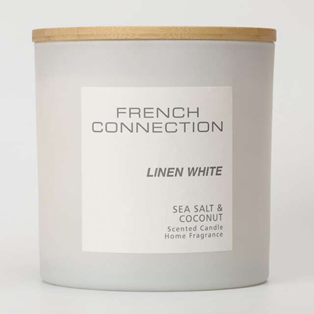 French Connection Pastel Range Sea Salt & Coconut Candle 1460g