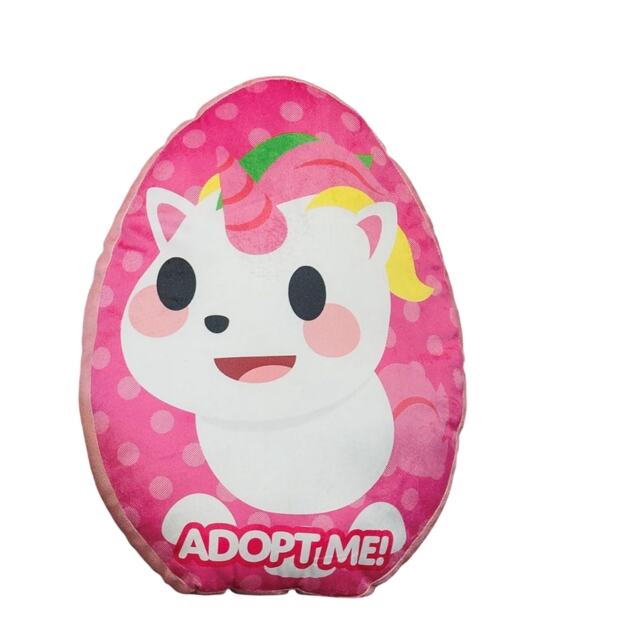 Adopt Me Unicorn & Penguin Filled Cushion Pink Pink/Blue 40cm x 30cm x 4cm 1