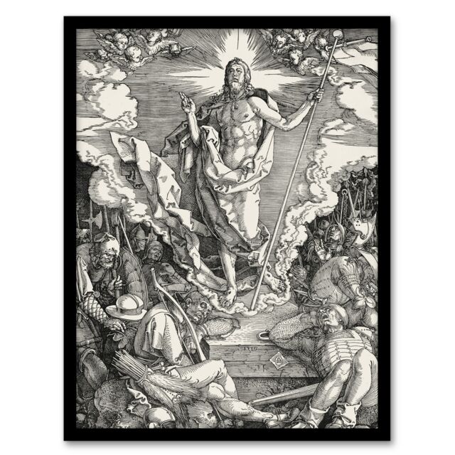 Albrecht Durer Large Passion Series The Resurrection Framed Wall Art Print A3