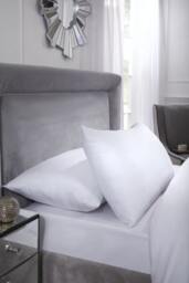 400 Thread Count Cotton Collection Pillowcase Pair in White White White