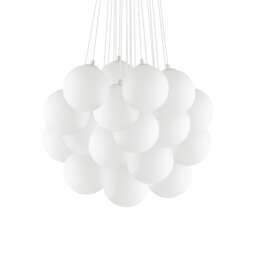 Mapa Bianco 22 Light Large Cluster Pendant White, E14