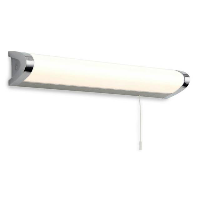 Amari 1 Light 8W Switched Bathroom Over Mirror Wall Light Chrome IP44