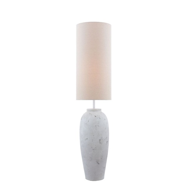 Pagazzi Lucinda White Concrete Floor Lamp