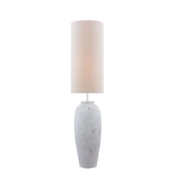 Pagazzi Lucinda White Concrete Floor Lamp