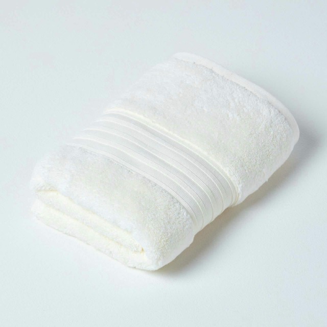 Homescapes Zero Twist Supima Cotton Hand Towel - Cream Cream Hand towel